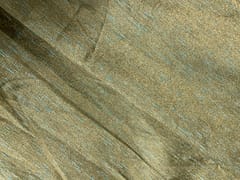 Sky Blue & Gold Plain Dupion Fabric Fabric