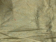 Sky Blue & Gold Plain Dupion Fabric Fabric