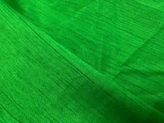 Green Plain Naysha Silk Fabric N11D Fabric