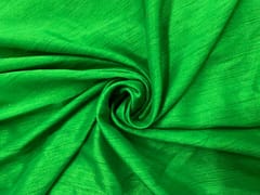 Green Plain Naysha Silk Fabric N11D Fabric