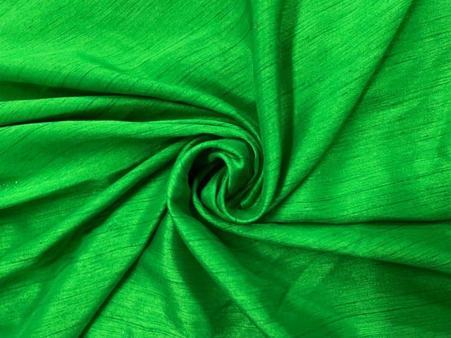 Green Plain Naysha Silk Fabric N11D Fabric