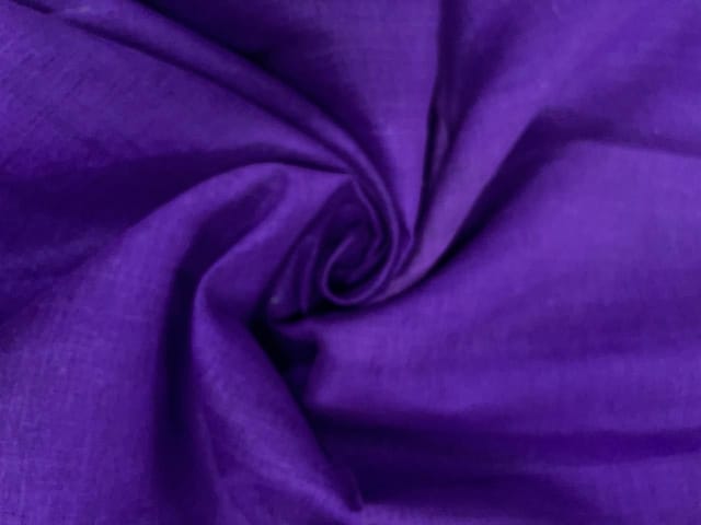 Purple Plain Dyed Cotton Fabric N42 Fabric