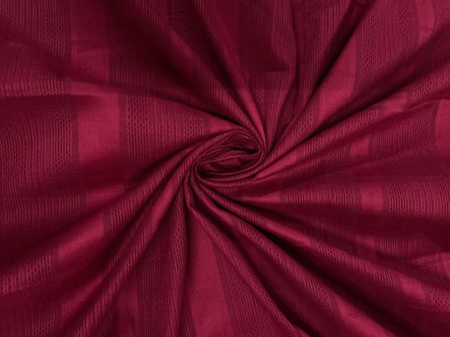 Maroon Plain Cotton Fabric N194D Fabric