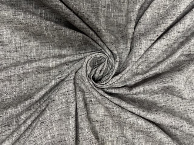 Grey Plain Cotton Fabric Fabric