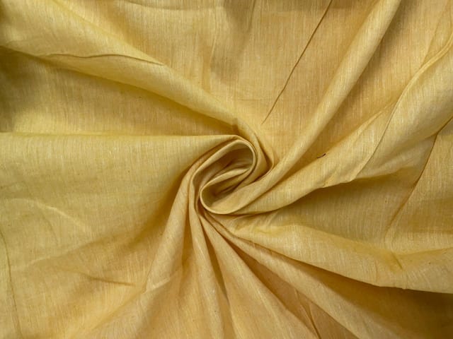 Light Yellow Plain Cotton Fabric Fabric