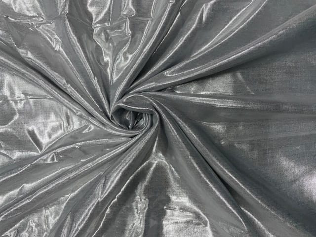Silver Plain Lame Fabric Fabric