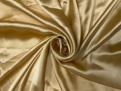 Cream Plain Poly Satin Fabric N73 Fabric