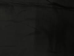 Black Plain Cotton Voil Fabric