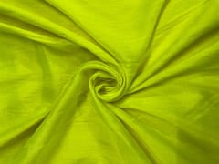 Lime Plain Dupion Fabric N731 Fabric