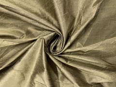 Beige Plain Two Tone Dupion Fabric Fabric