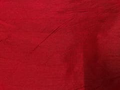 Red Plain Dupion Fabric N25 Fabric