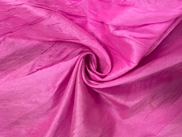 Baby Pink Plain Dupion Fabric N20 Fabric