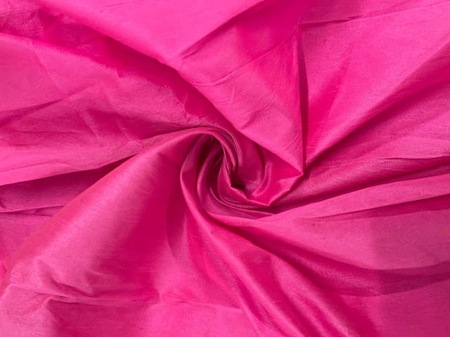Pink Plain Dupion Fabric N98 Fabric