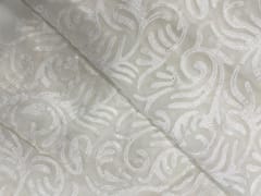 Dyeable Floral Embroidered Organza Fabric