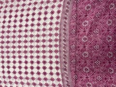 Pink Floral Cotton Dupatta Fabric
