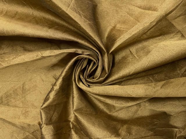 Brown Plain Two Tone Dupion Fabric Fabric