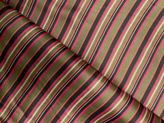 Light Brown Stripes Linen Satin Print Fabric
