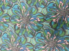 Multicolor Floral Pure Organza Print Fabric