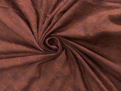 Brown Abstract Cotton Linen Print 60 Fabric