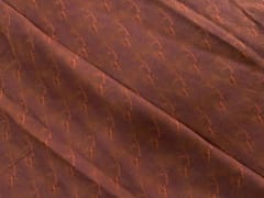 Brown Abstract Cotton Linen Print 60 Fabric