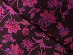 Pink Floral Pure Georgette Print Fabric