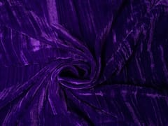 Royal Purple Crush Velvet Fabric