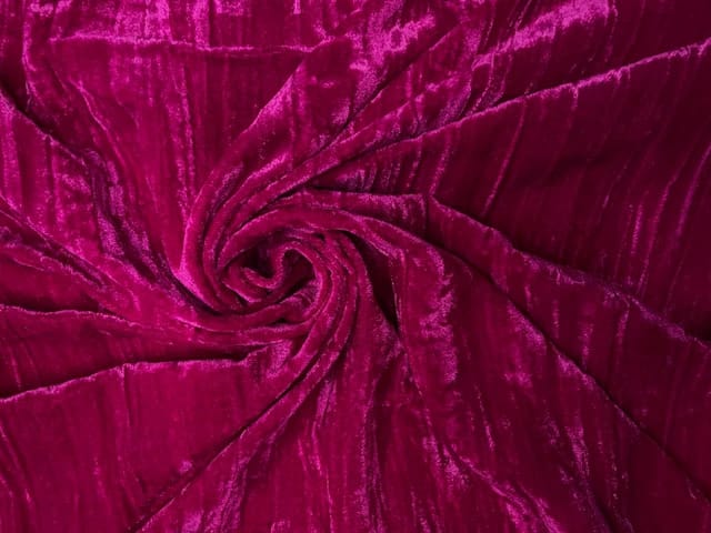 Magenta Crush Velvet Fabric