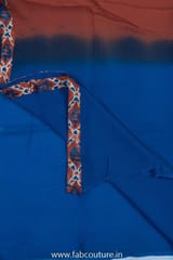 Bamber Satin Printed Suit With Pure Chiffon Dupatta And Shantoon Bottom