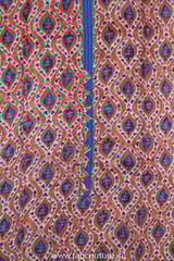 Bamber Satin Printed Suit With Pure Chiffon Dupatta And Shantoon Bottom