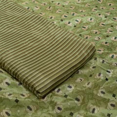 Multi Colour Tissue Upada Silk Digital Printed Set (5 Mtr)