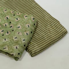 Multi Colour Tissue Upada Silk Digital Printed Set (5 Mtr)