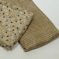 Multi Colour Tissue Upada Silk Digital Printed Set (5 Mtr)