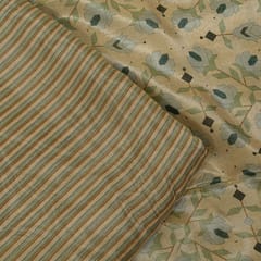 Multi Colour Tissue Upada Silk Digital Printed Set (5 Mtr)