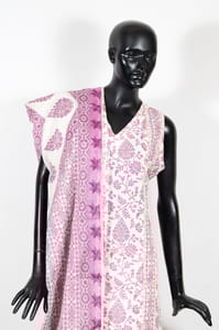 Cream Color Cotton Printed Shirt with Cotton Printed Pant and Cotton Printed Dupatta