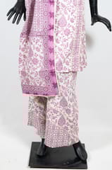 Cream Color Cotton Printed Shirt with Cotton Printed Pant and Cotton Printed Dupatta