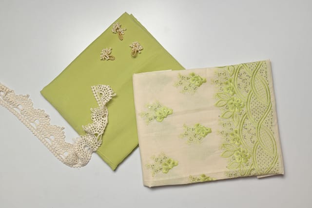 Cream and Green Colour DIY Set