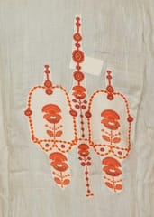 Cream Colour Muslin Printed Sharara Suit Set With Chiffon Dupatta