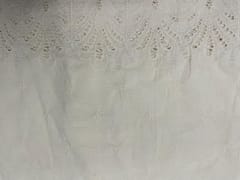 Cream Border Color Floral Cotton Chikan 44 2