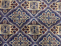 Multicolor Abstract Chanderi Fabric