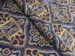 Multicolor Abstract Chanderi Fabric