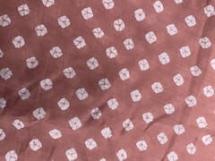 Dusty Pink Abstract Chanderi Fabric
