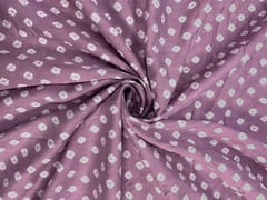 Lilac Abstract Chanderi Fabric