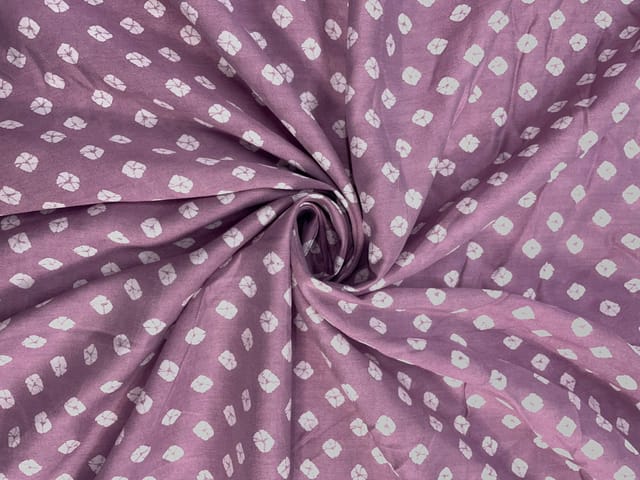 Lilac Abstract Chanderi Fabric