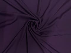 Dark Purple Plain Heavy Georgette Fabric