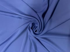 Steel Blue Plain Heavy Georgette Fabric