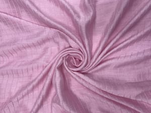 Baby Pink Checks Naysha Silk Fabric