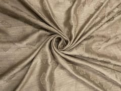 Beige Abstract Naysha Silk Fabric