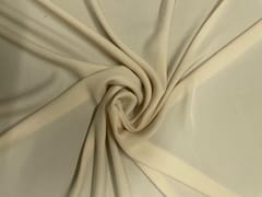Cream Plain Heavy Georgette Fabric