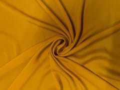 Mustard Plain Heavy Georgette Fabric