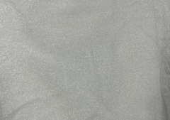 White Plain Dyeable Viscose Georgette Foil Fabric